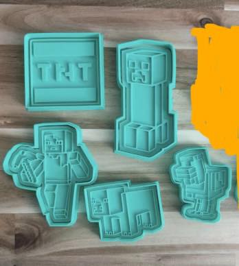 Minecraft sütikiszúró szett (5db)