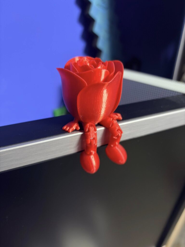 Nőnapi ajándék rózsa figura